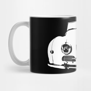 Jowett Jupiter1950s British classic sports car monoblock white Mug